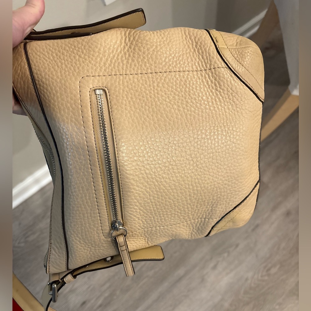 Vintage Coach Madison light tan pebbled leather shoulder/crossbody bag - Picture 16 of 16